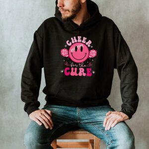 Support Pink Out Cheer For A Cures Breast Cancer Month Funny Hoodie 2 3