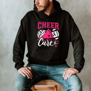 Support Pink Out Cheer For A Cures Breast Cancer Month Funny Hoodie 2