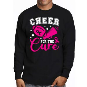 Support Pink Out Cheer For A Cures Breast Cancer Month Funny Longsleeve Tee 3 1