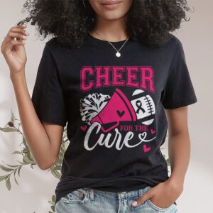 Support Pink Out Cheer For A Cures Breast Cancer Month Funny T Shirt 1