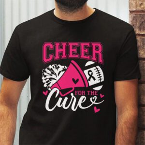 Support Pink Out Cheer For A Cures Breast Cancer Month Funny T Shirt 2