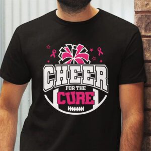 Support Pink Out Cheer For A Cures Breast Cancer Month Funny T Shirt 2 4