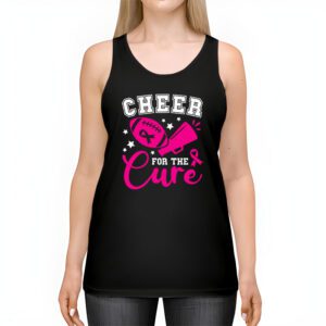 Support Pink Out Cheer For A Cures Breast Cancer Month Funny Tank Top 2 1