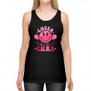 Support Pink Out Cheer For A Cures Breast Cancer Month Funny Tank Top 2 3