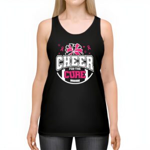 Support Pink Out Cheer For A Cures Breast Cancer Month Funny Tank Top 2 4