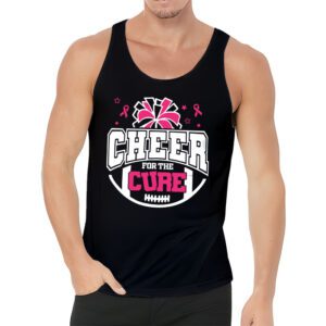 Support Pink Out Cheer For A Cures Breast Cancer Month Funny Tank Top 3 4