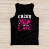 Support Pink Out Cheer For A Cures Breast Cancer Month Funny Tank Top