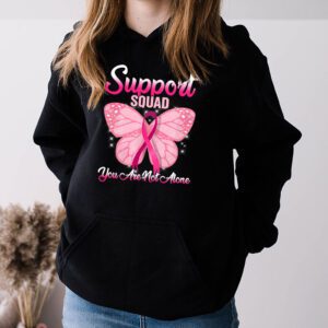 Support Squad Breast Cancer Awareness Pink Ribbon Butterfly Hoodie 3 2