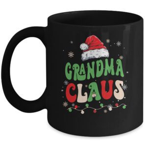 Team Santa Grandma Claus Groovy Matching Family Christmas Mug