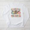 Thankful Teacher Retro Groovy Thanksgiving Fall Women Men Longsleeve Tee