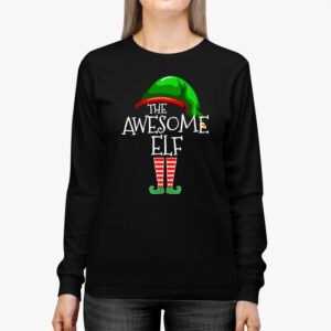 The Awesome Elf Matching Family Christmas Longsleeve Tee 2 7