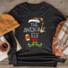 The Awesome Elf Matching Family Christmas Longsleeve Tee