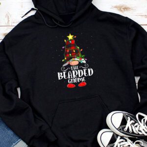 The Bearded Gnome Buffalo Plaid Matching Family Christmas Pajama Hoodie