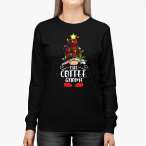 The Coffee Gnome Buffalo Plaid Matching Family Christmas Pajama Longsleeve Tee 2 4