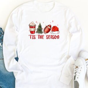 Tis The Season Christmas Coffee Lover Santa Claus Xmas Gifts Longsleeve Tee 1 6