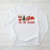 Tis The Season Christmas Coffee Lover Santa Claus Xmas Gifts Longsleeve Tee