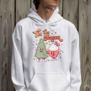 Tis The Season Christmas Hot Cocoa Gingerbread Cookie Pajama Hoodie 2 3