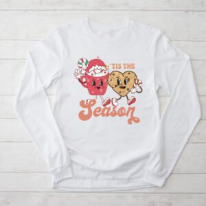 Tis The Season Christmas Hot Cocoa Gingerbread Cookie Pajama Longsleeve Tee