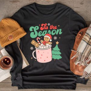 Funny Thanksgiving Shirt Tis The Season Christmas Special Gift Longsleeve Tee
