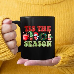 Tis The Season Christmas Tree And Hot Cocoa Merry Christmas Mug Black