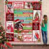 To My Daughter Merry Christmas Fleece Blanket