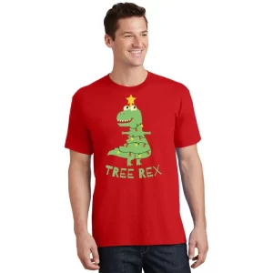 Tree Rex Christmas T Shirt 1