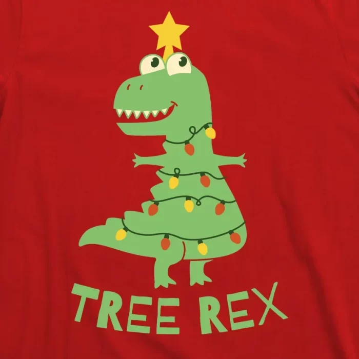 Tree Rex Christmas T Shirt 3