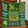 Turtle Merry Christmas Fleece Blanket