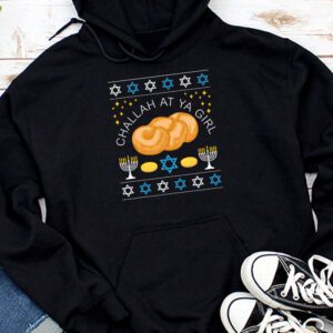 Ugly Hanukkah Challah At Ya Girl Chanukah Jewish Kids Women Hoodie