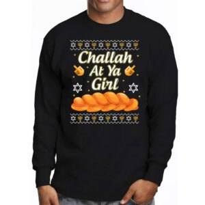 Ugly Hanukkah Challah At Ya Girl Chanukah Jewish Kids Women Longsleeve Tee 3 6