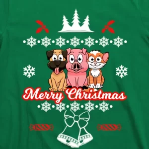 Ugly Sweater Merry Christmas Cute T Shirt 3