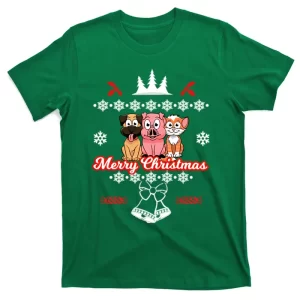 Ugly Sweater Merry Christmas Cute T-Shirt
