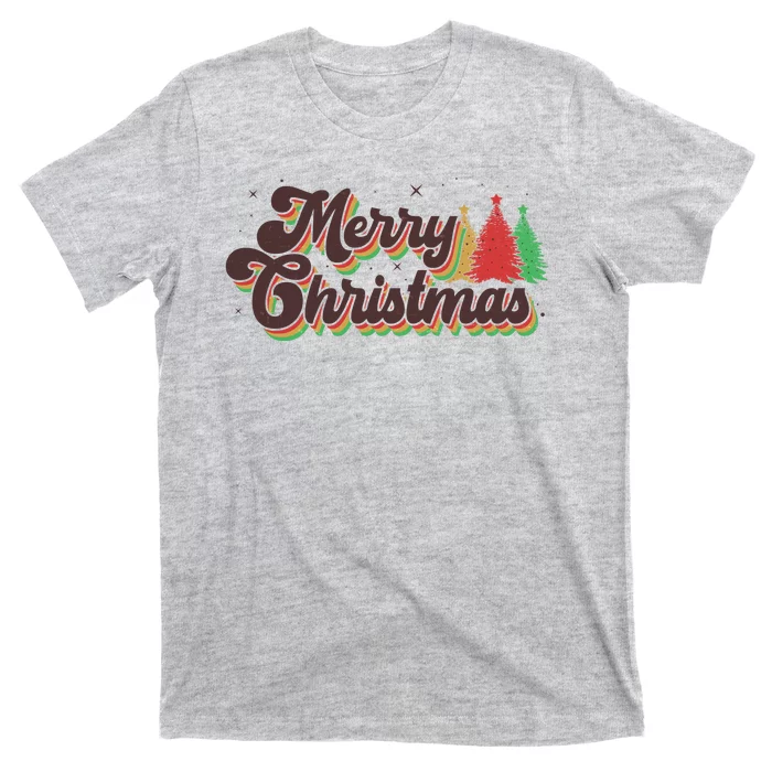 Vintage Retro Merry Christmas T-Shirt