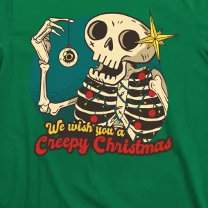 We Wish You A Creepy Christmas T Shirt 3