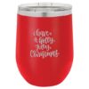 Wine Tumbler Have A Holly Jolly Christmas