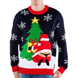 Winter Whale Tail Ugly Christmas Sweater