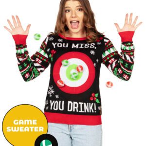 WoDrinking Game Ugly Christmas Sweater