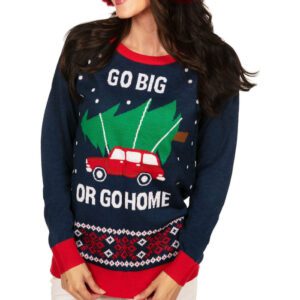 WoGo Big Or Go Home Ugly Christmas Sweater