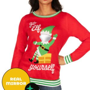 WoGo Elf Yourself Ugly Christmas Sweater
