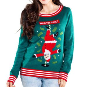 WoNorth Pole Dancer Ugly Christmas Sweater