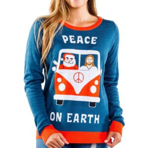 WoPeace On Earth Ugly Christmas Sweater