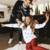 WoSequin Lights Ugly Christmas Sweater