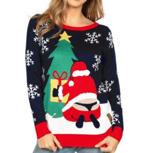 WoWinter Whale Tail Ugly Christmas Sweater