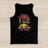Being Related To Me Funny Christmas Family Xmas Pajamas Tank top