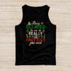Being Related To Me Funny Christmas Family Xmas Pajamas Tank top