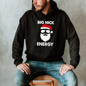 Big Nick Energy Funny Santa Christmas New year Hoodie 2