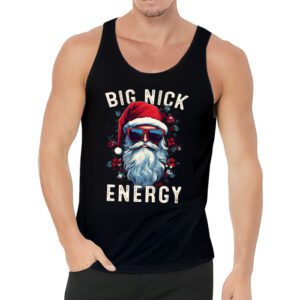 Big Nick Energy Funny Santa Christmas Tank Top 3 3