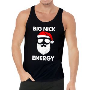 Big Nick Energy Funny Santa Christmas Tank Top 3 4