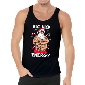 Big Nick Energy Funny Santa Christmas Tank Top 3 9