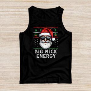 Big Nick Energy Funny Santa Christmas Tank Top